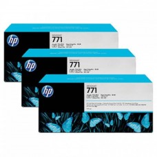 HP 771B 3-pack 775-ml Photo Black Designjet Ink Cartridges (B6Y29A)